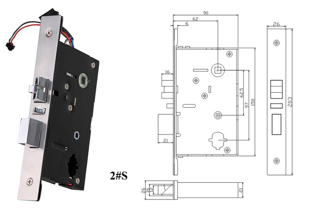 YAFH-999 RFID Hotelska brava